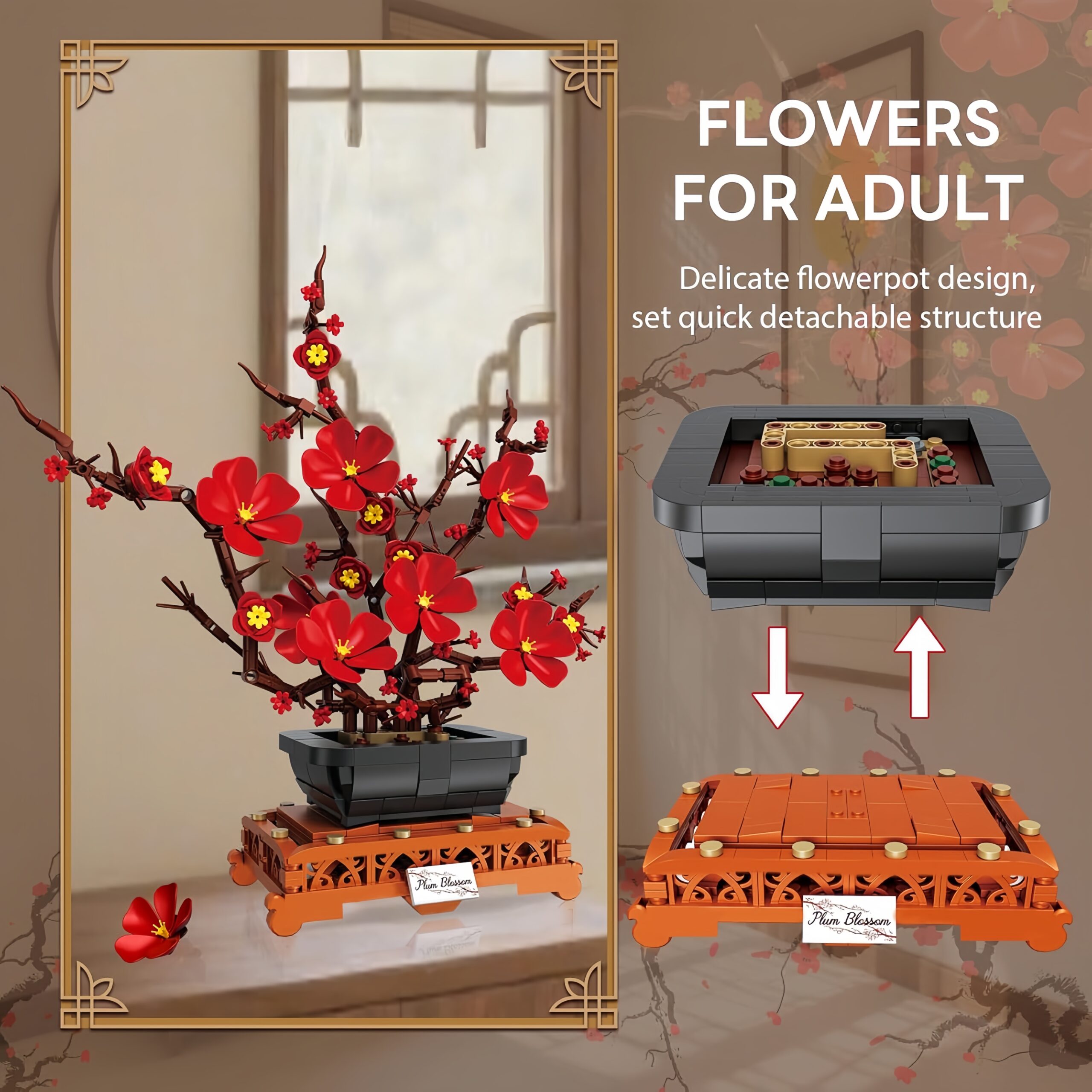 Bonsaj cvetoče slive - slika 5